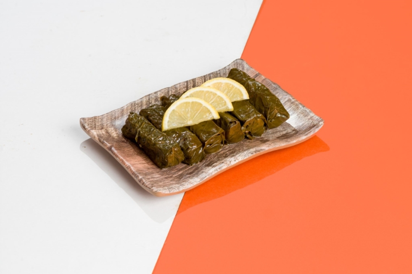 Grape Leaves Plate