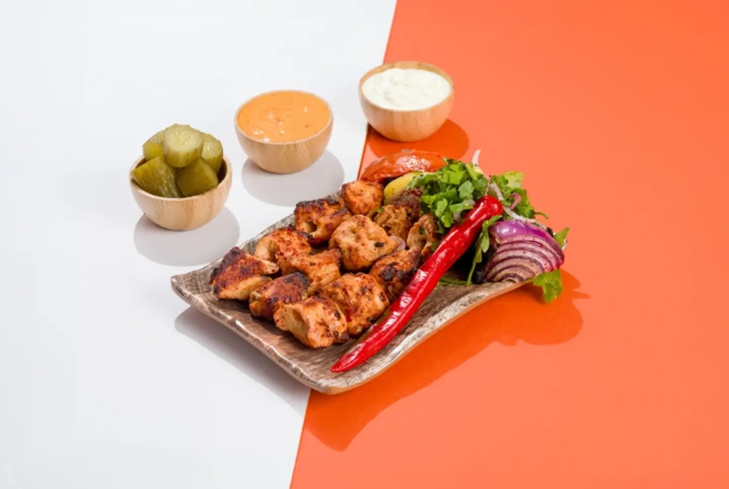 Grilled Shish Tawook Meal