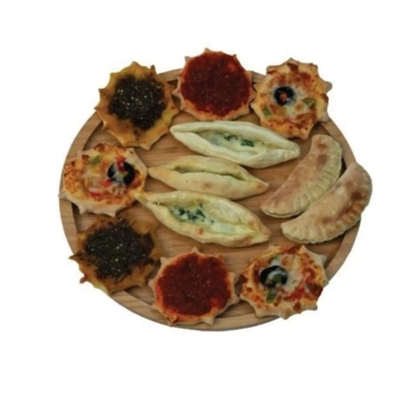 ميني فطائر وبيتزا مكس