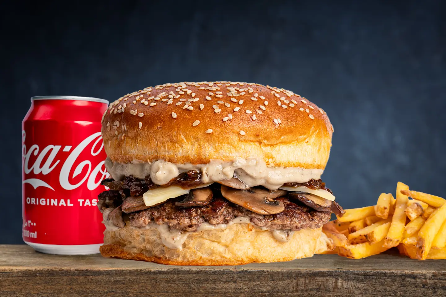 وجبة برجر لحم سجنيتشر