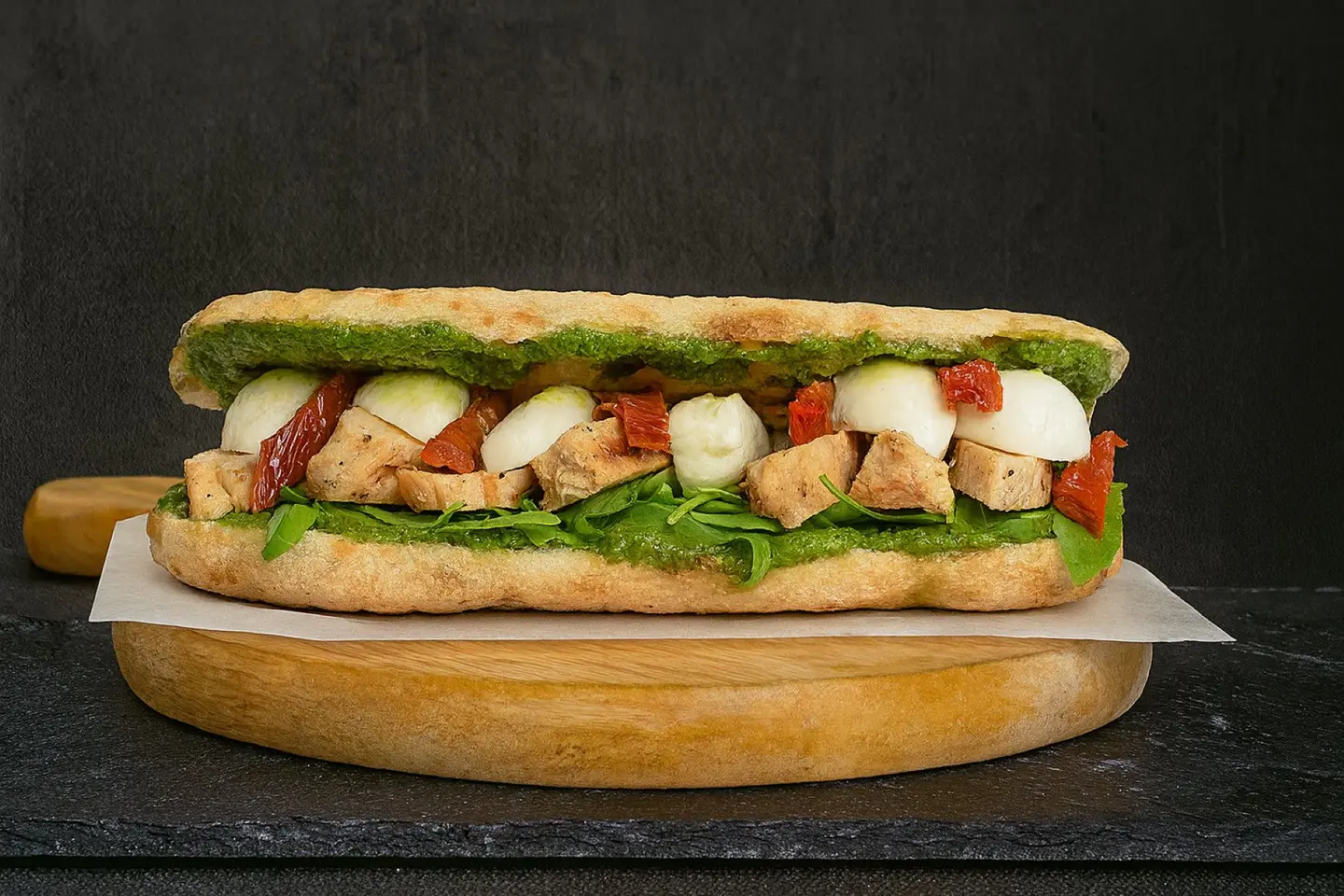 دجاج بستو بالأعشاب