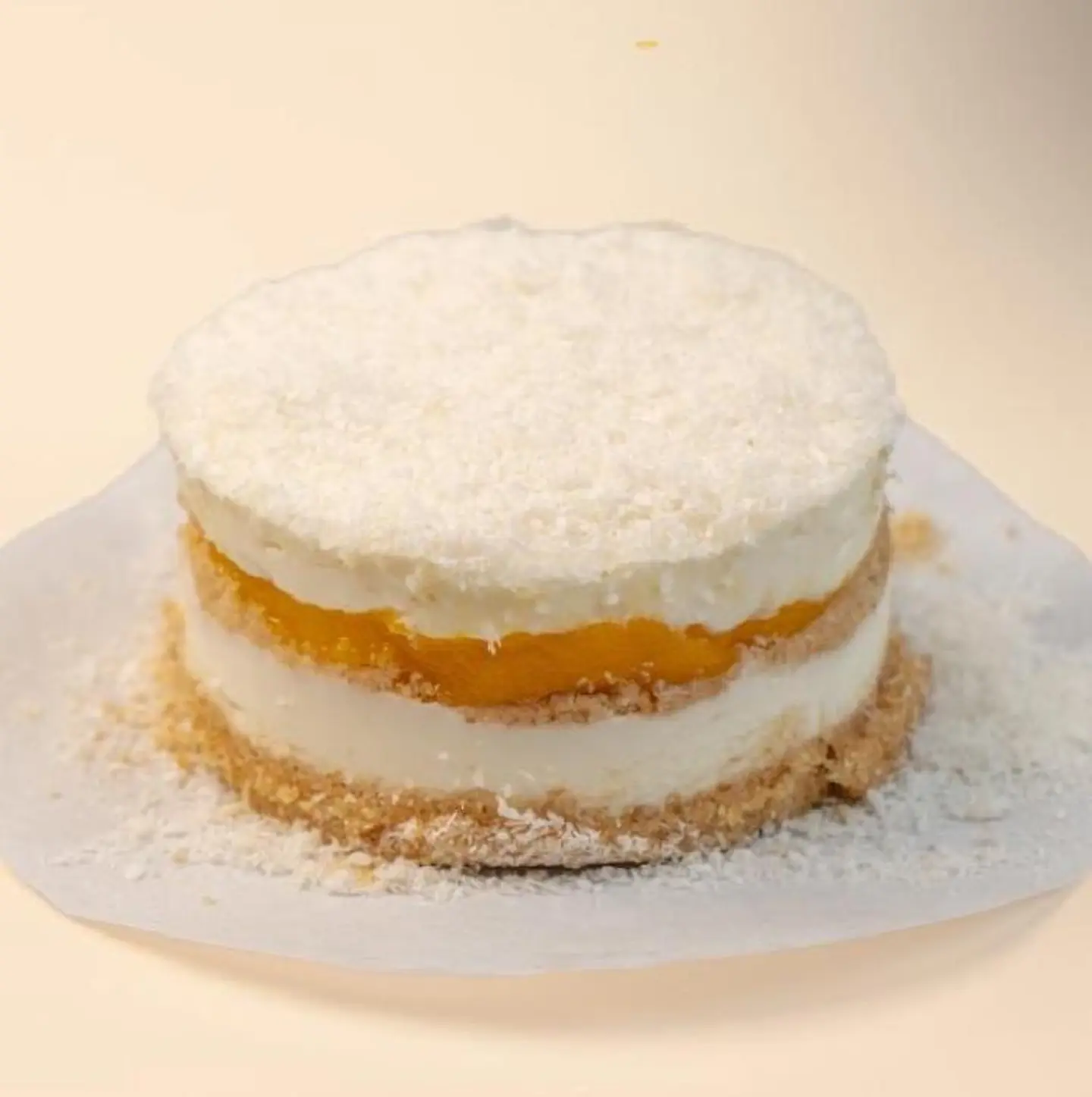 Cheese Cake Coconut Mango