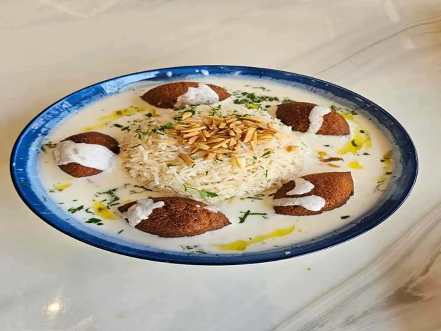 صحن كبة باللبن