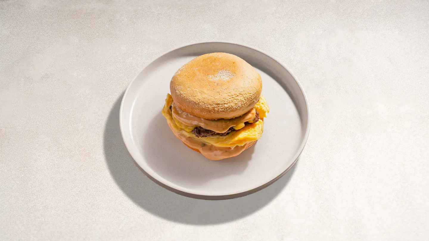 Cheesy Sausage Muffin Melt