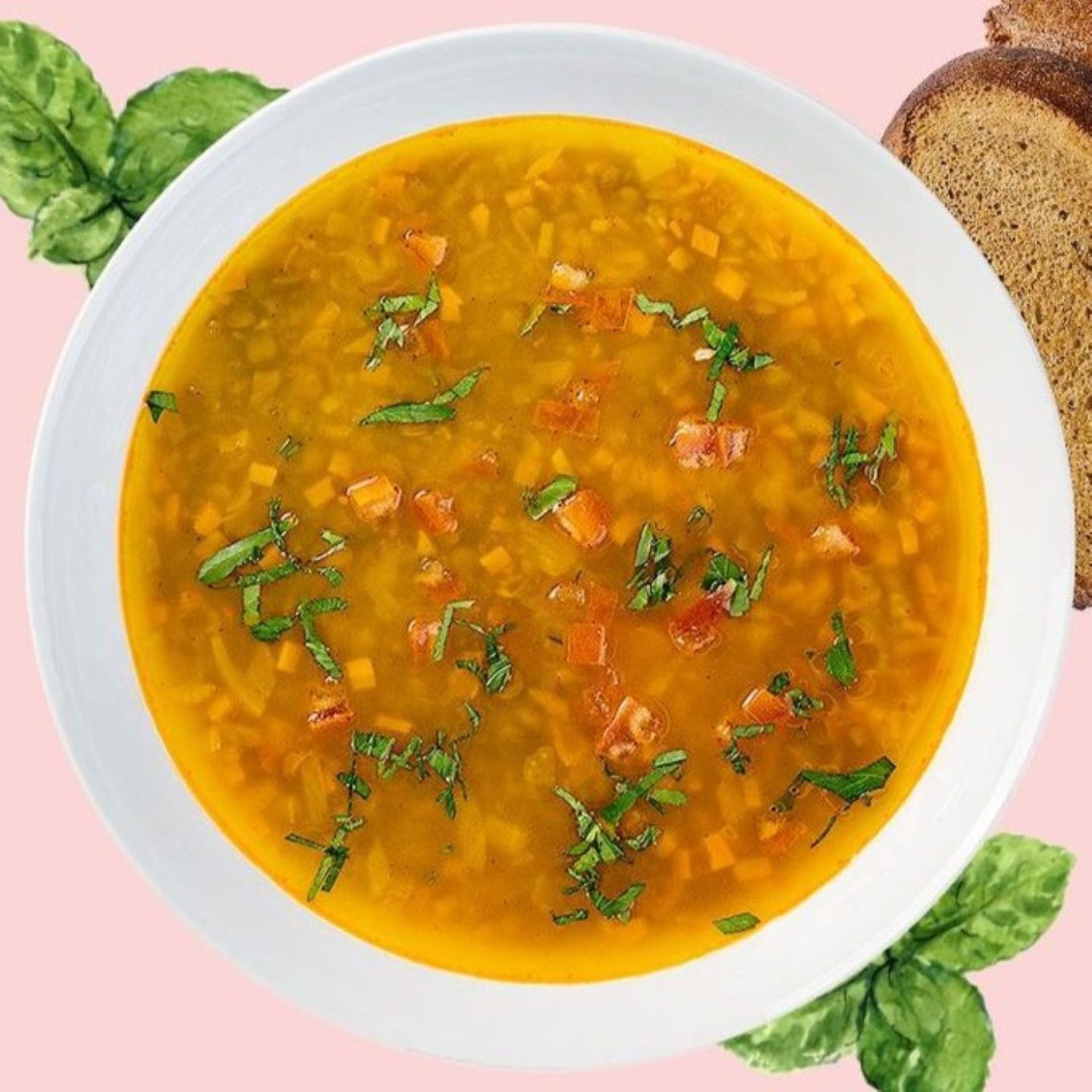 Brown Lentil Soup