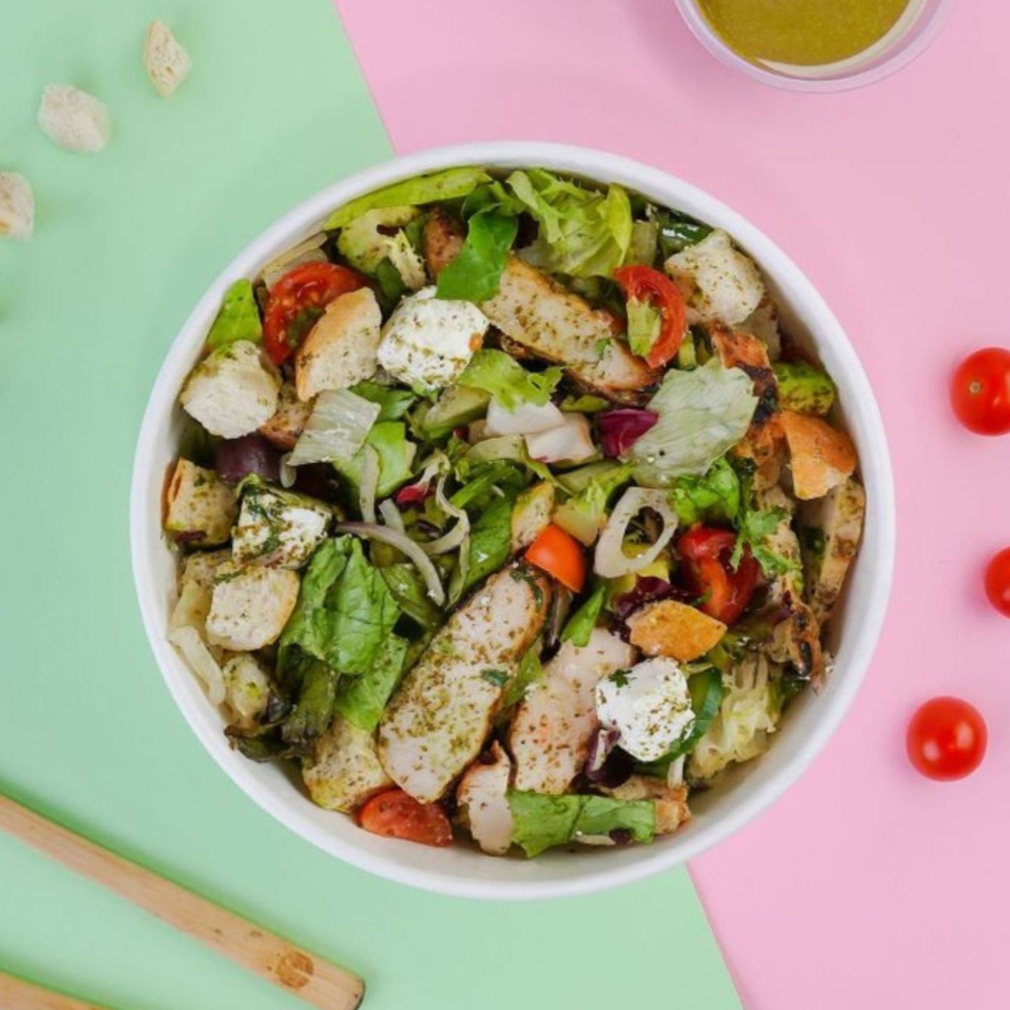 Mediterranean Black Rice Chicken Salad(Regular)