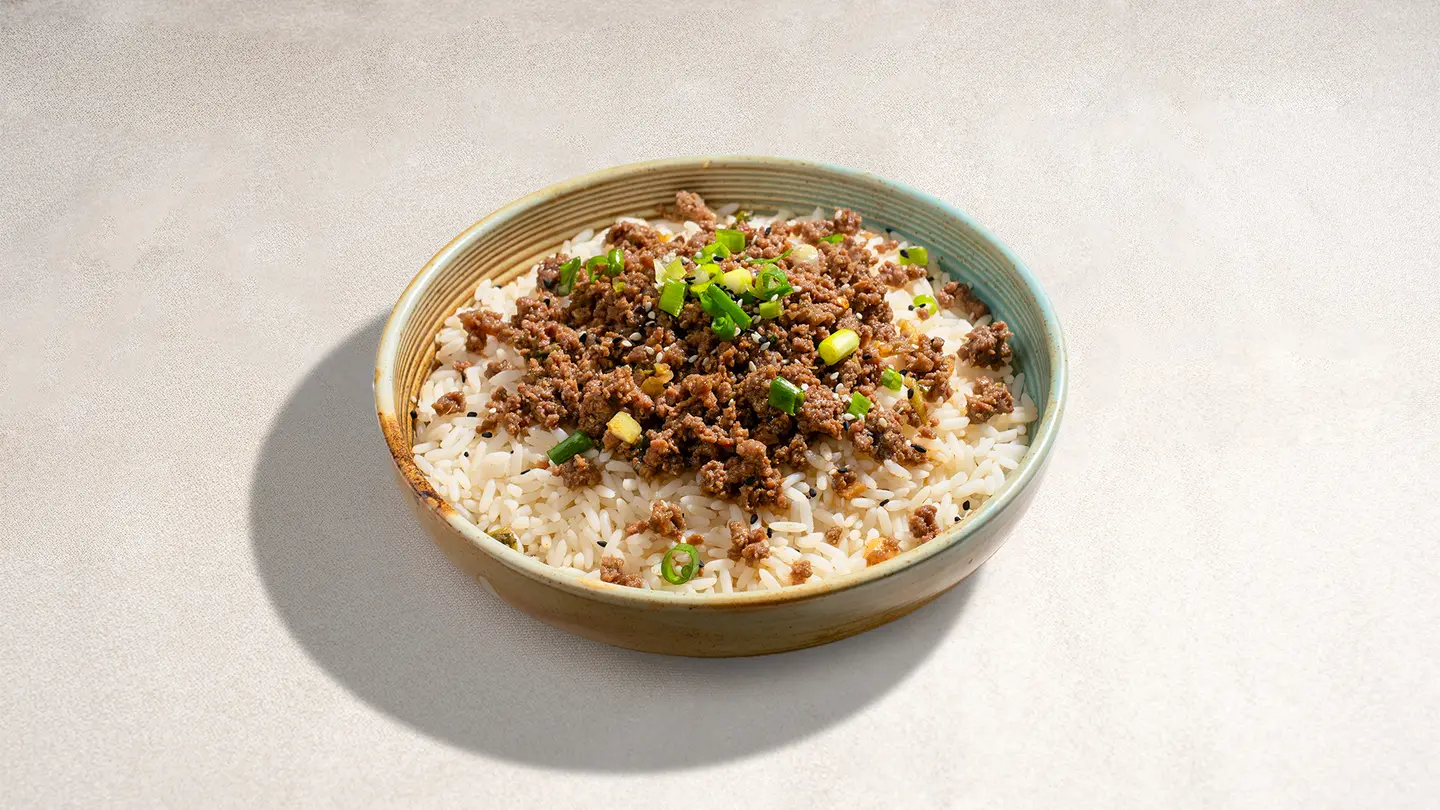 Korean Beef Sesame Rice Bowl