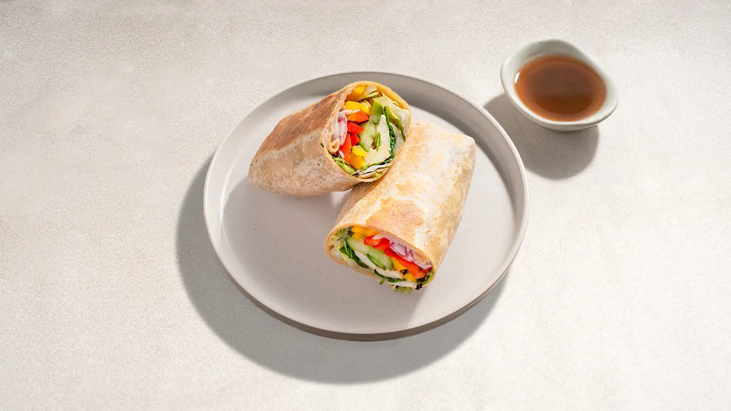 Grilled Halloumi Wrap