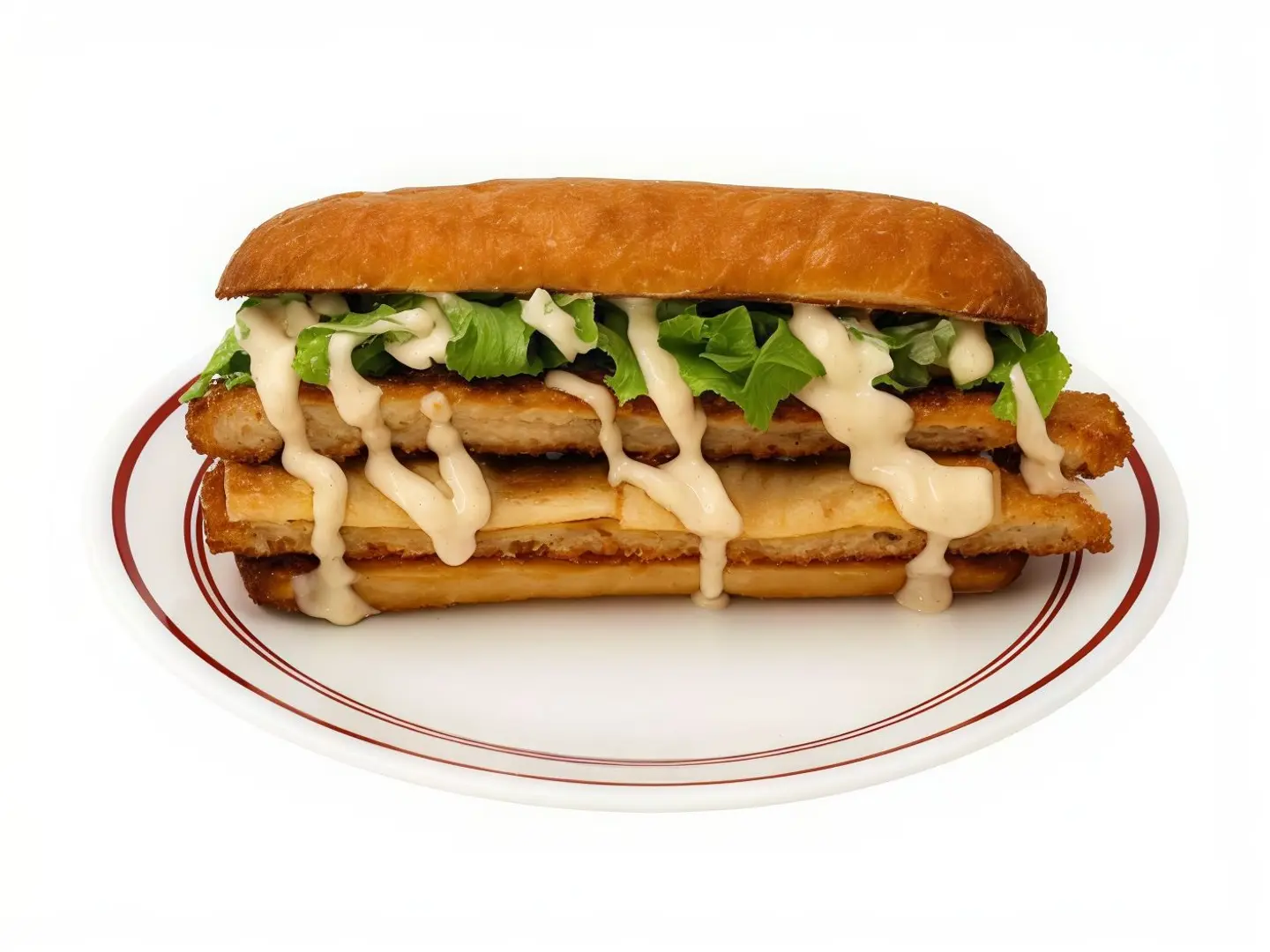 شنيتزل سيزر ساندويتش