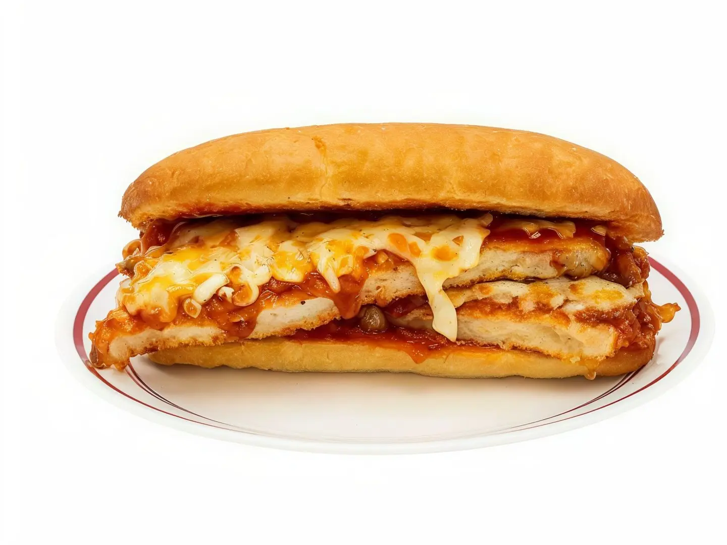 شنيتزل مارينارا ساندويتش