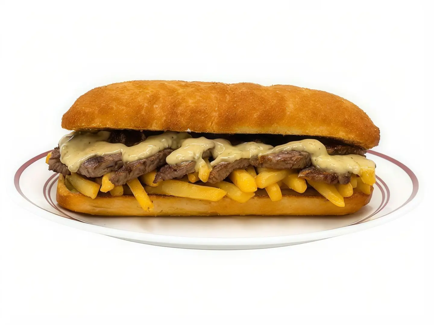 شنيتزل ستيك ساندويتش