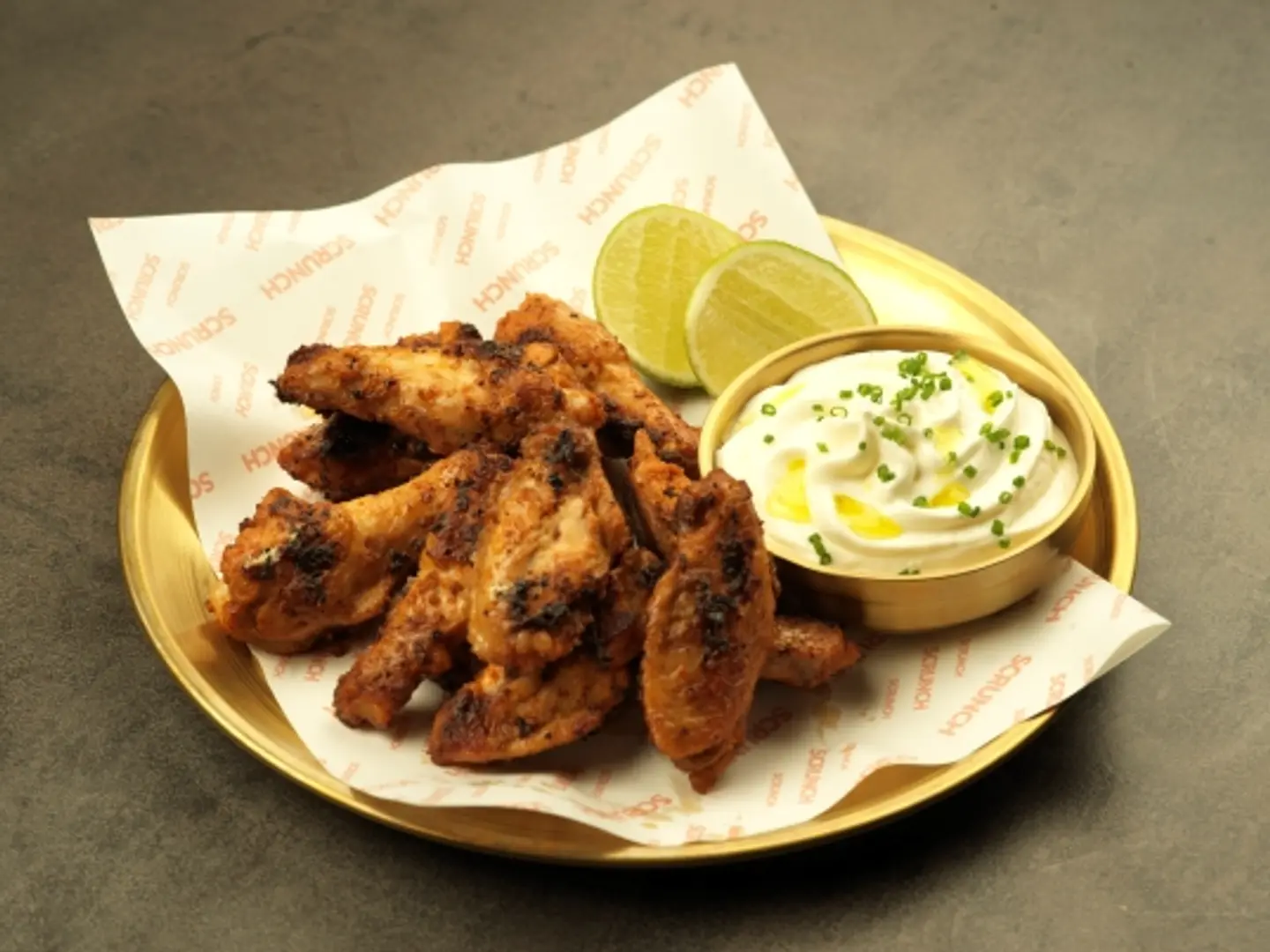 Scrunch Grilled Wings