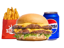 وجبة دبل كراون لحم
