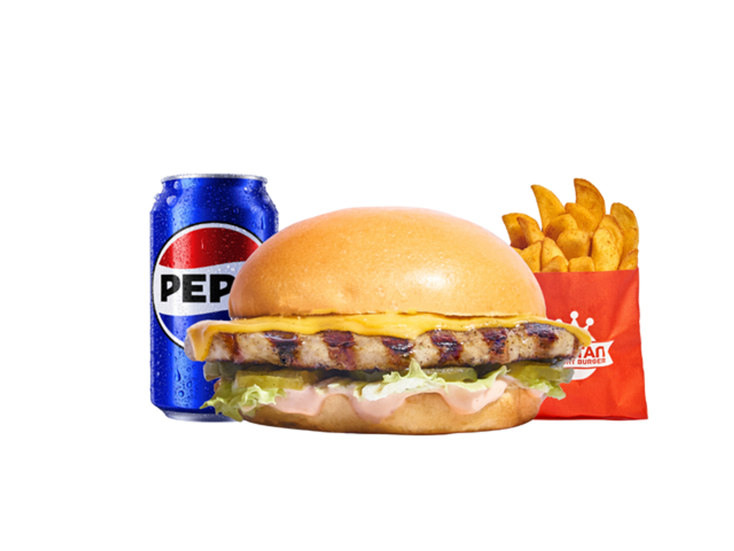 Chicken Burger Meal Classic