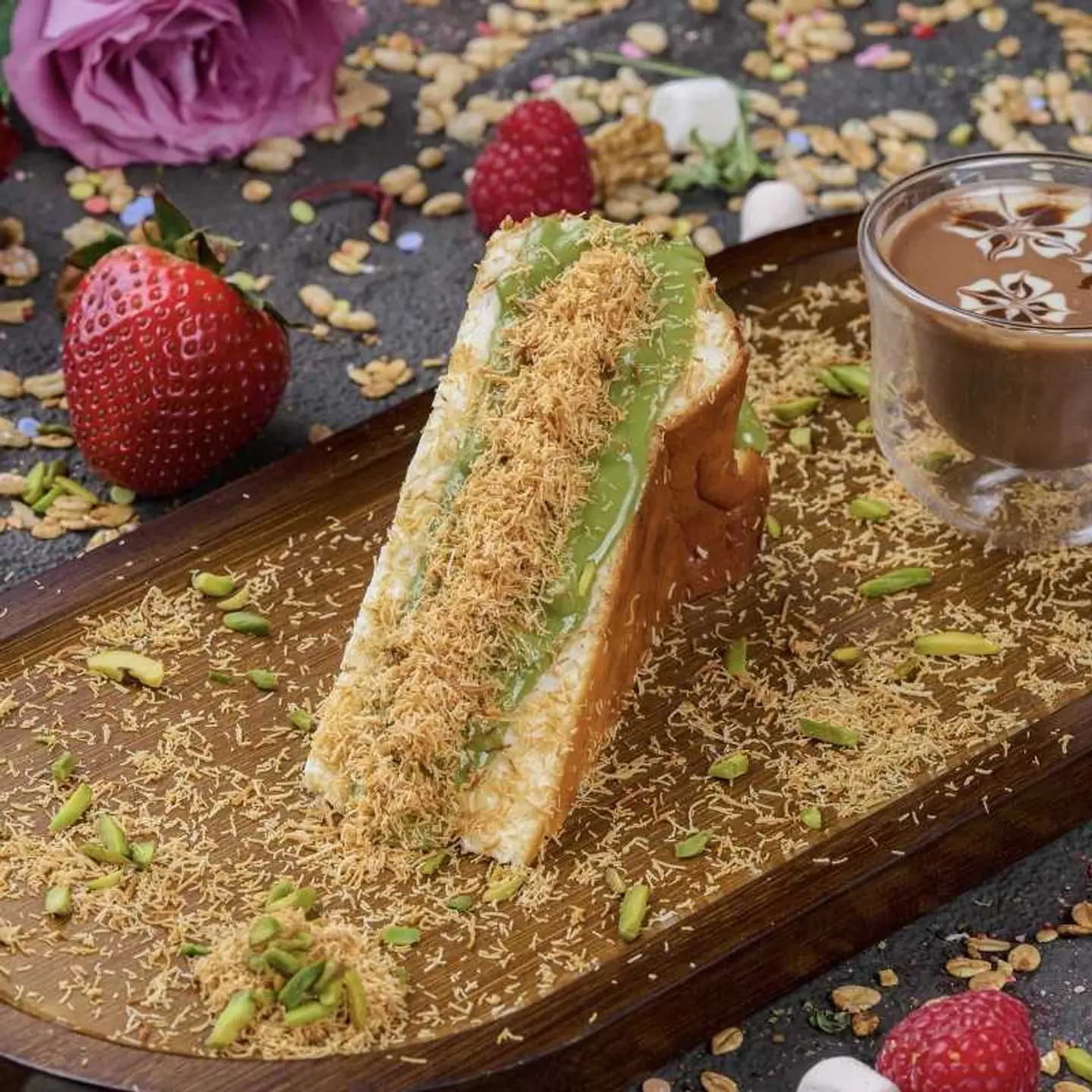 كنافة تشيز كيك