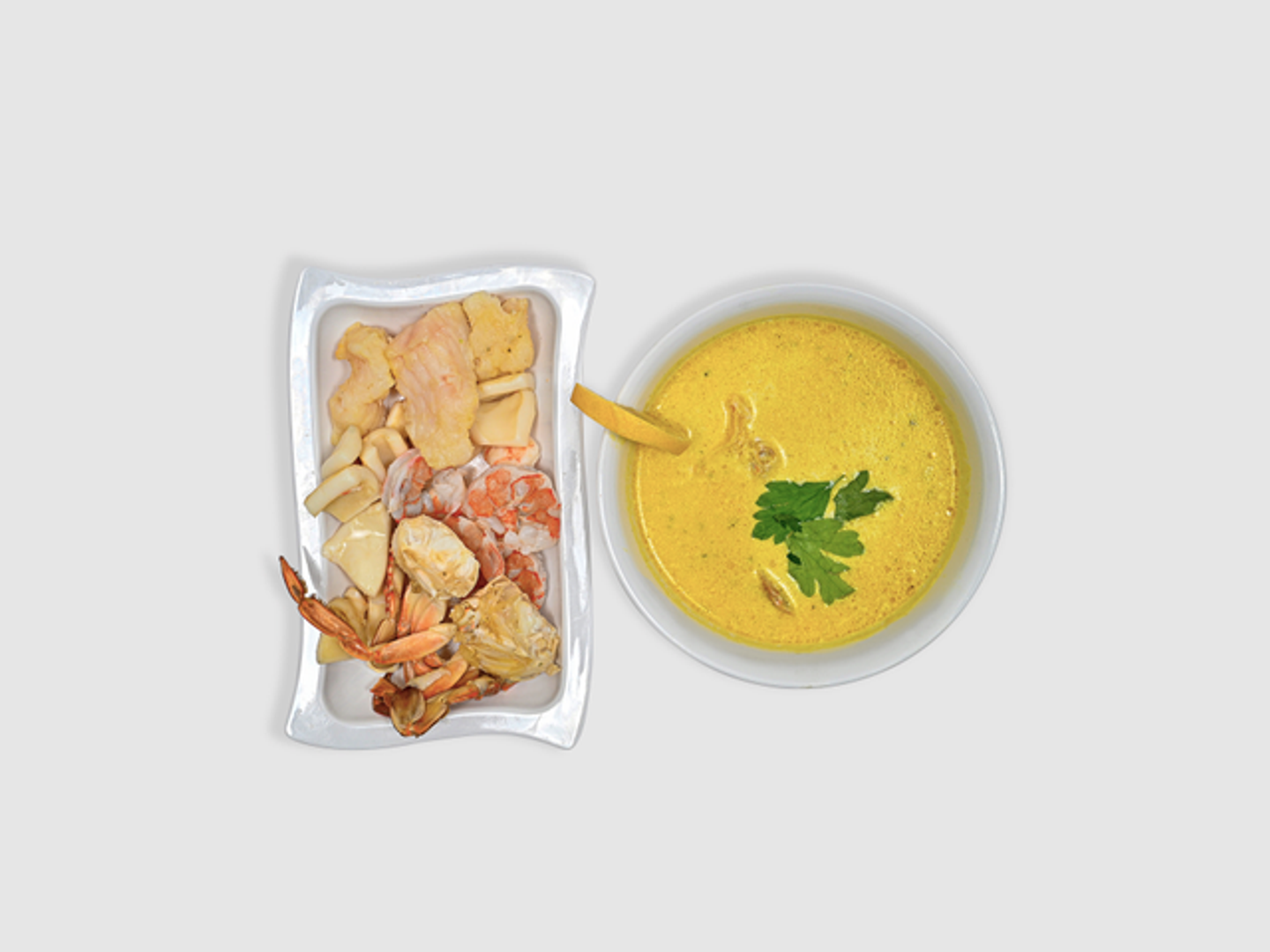 Creamy Seafood Tom Yum Soup