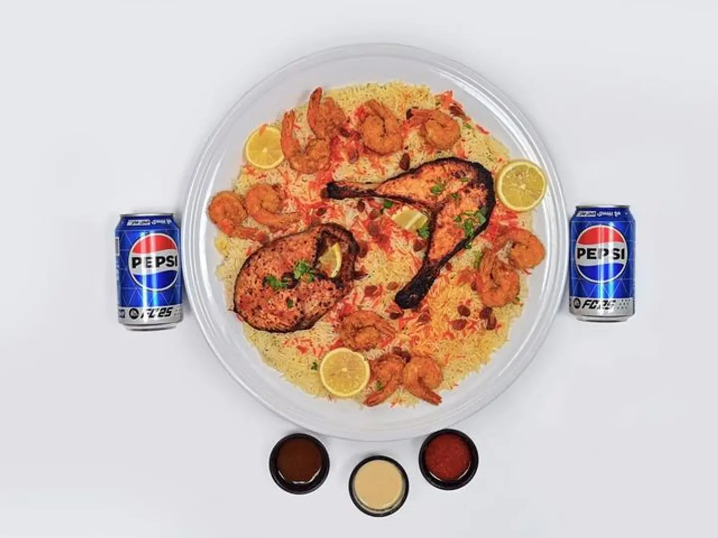 Kingfish & Salmon Platter With Shrimp For Two Person