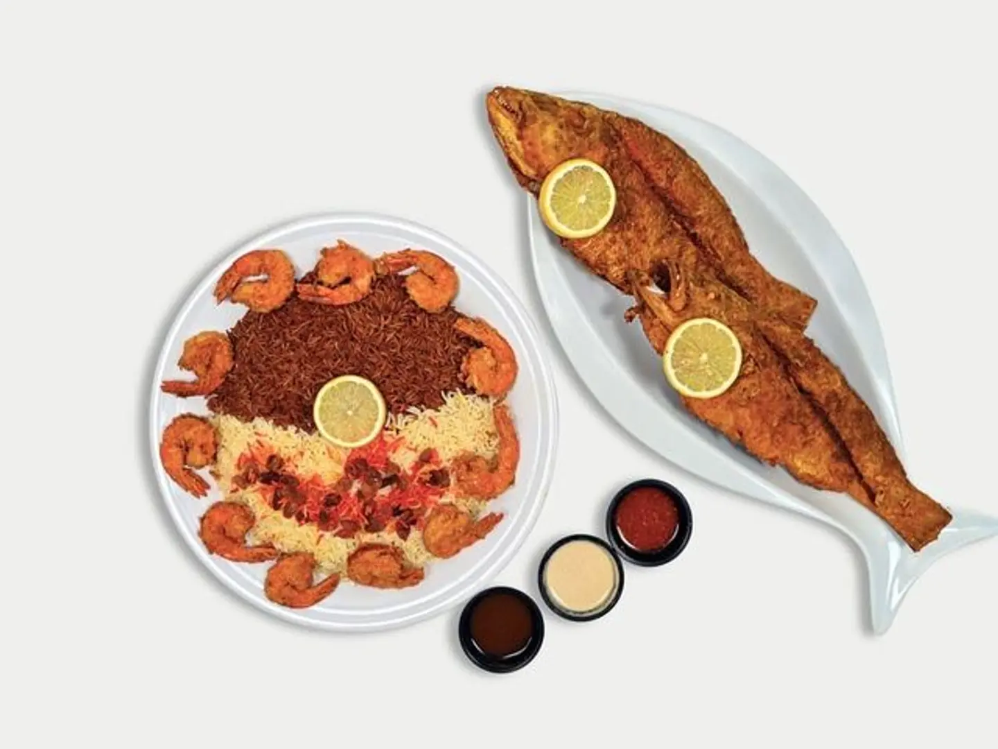 Shaour & Hamour Fish Platter For Two Person