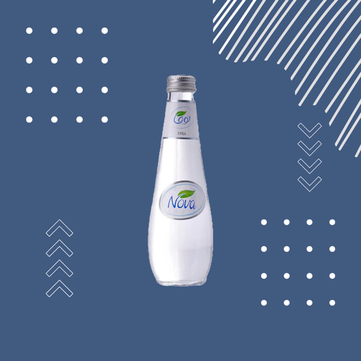 Bottle Water Glass 250ml Nova