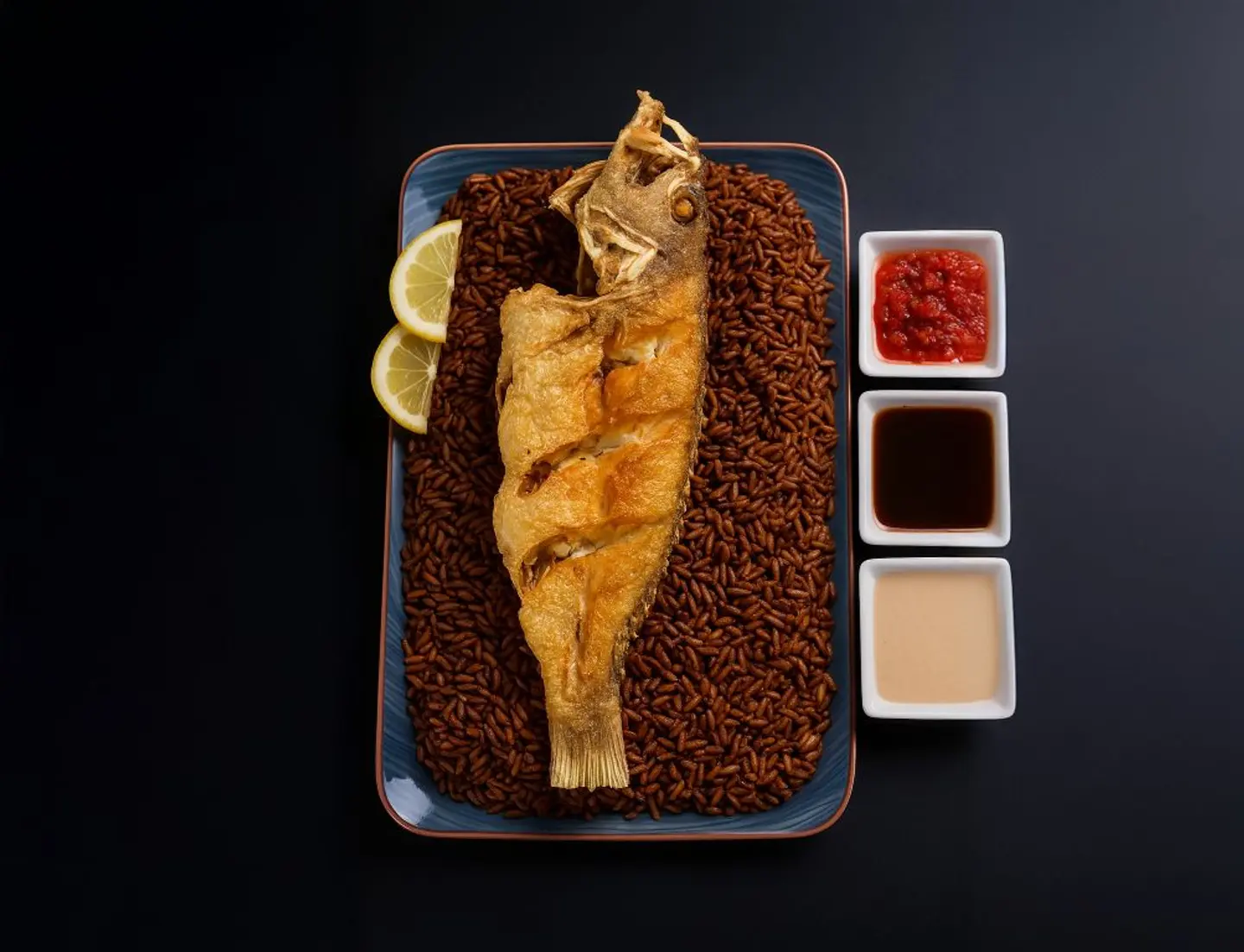 Fried Hamour With Rice