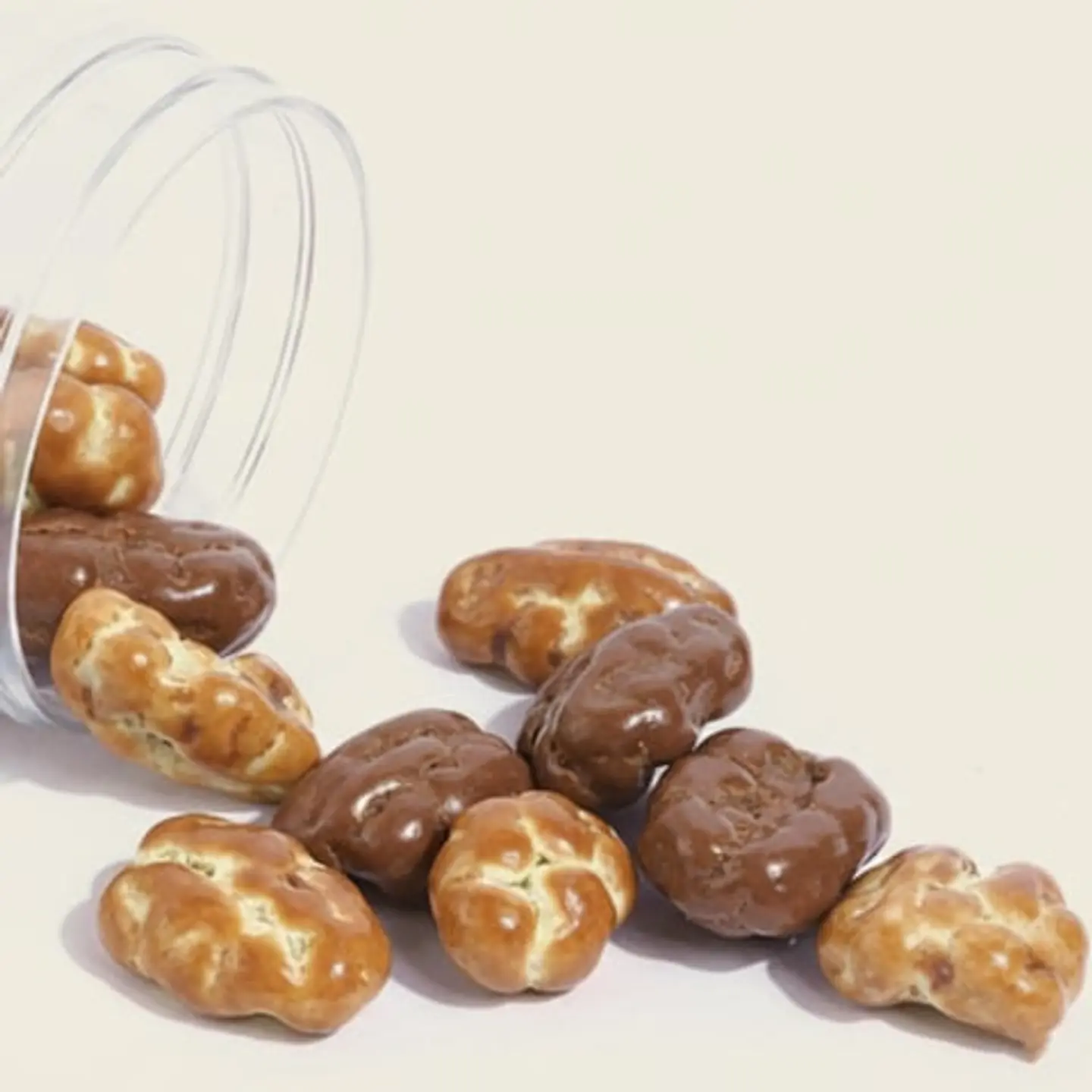 بيكان كراميل المغطى بالشوكولاتة