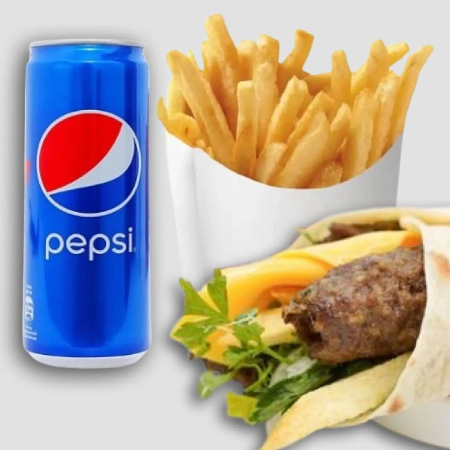 وجبة ساندويش مبشور لحم