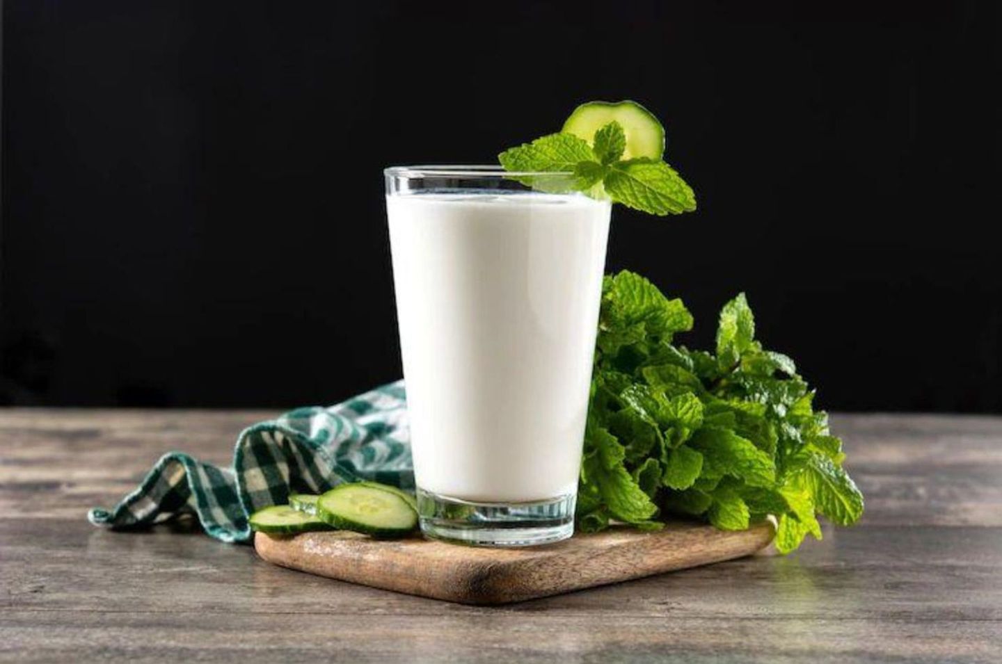 لبن منعنع