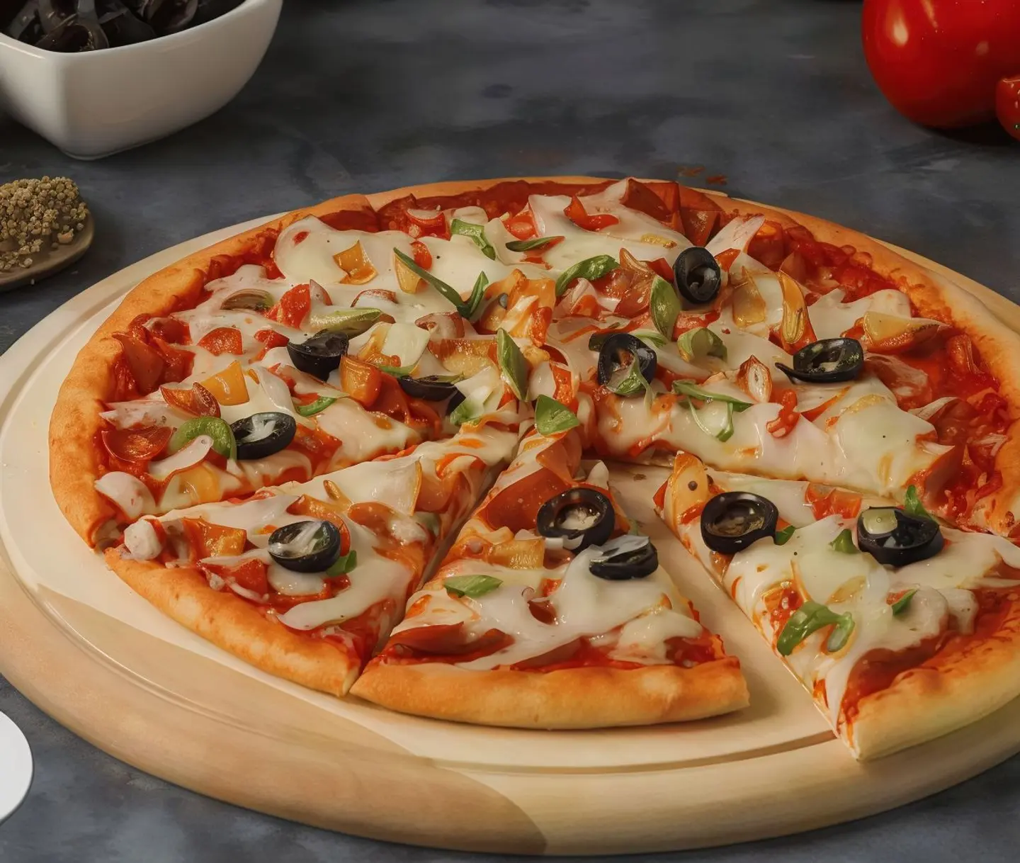 Vegetables Pizza   Medium