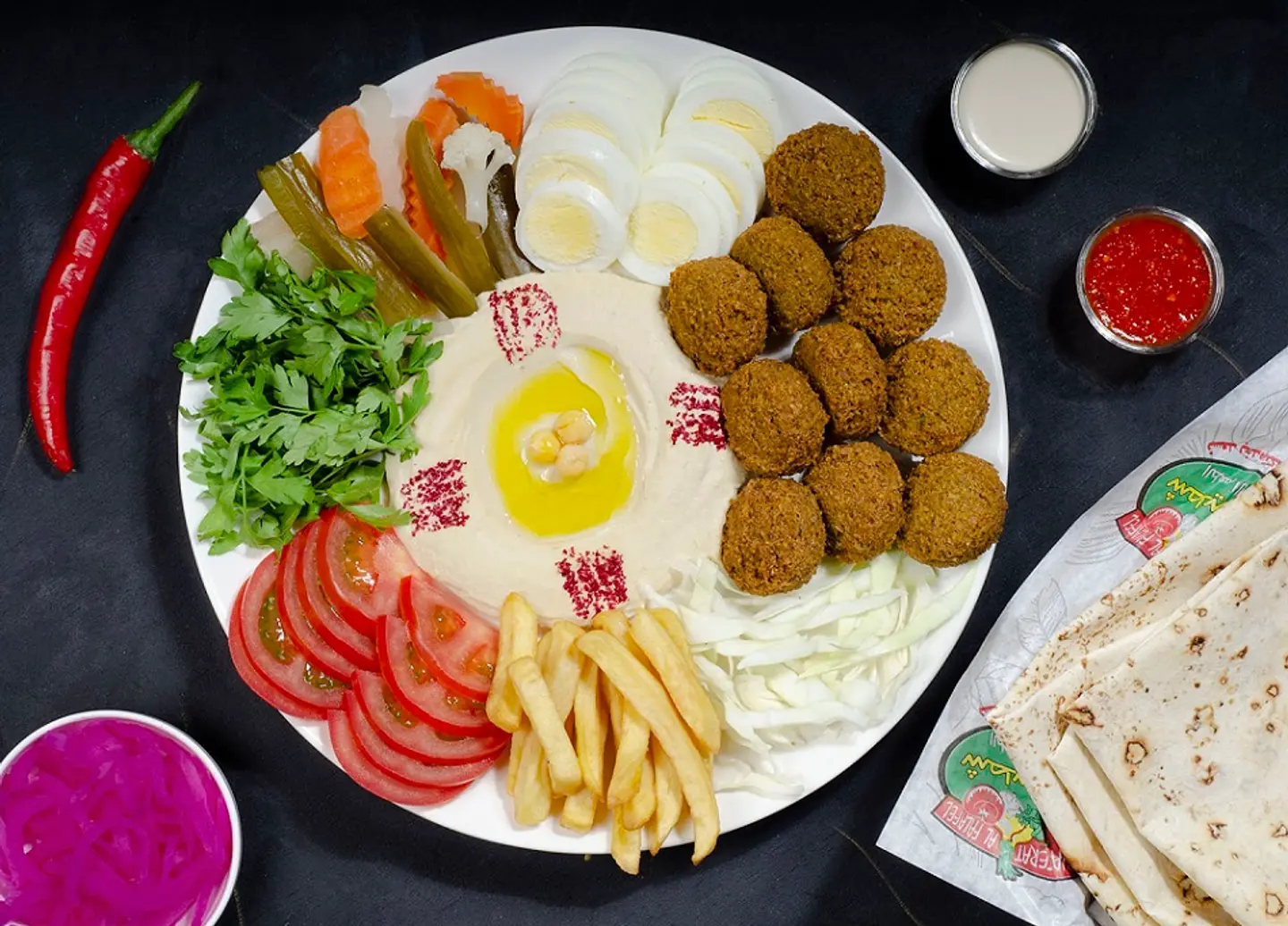 Large Falafel Plate   Regular