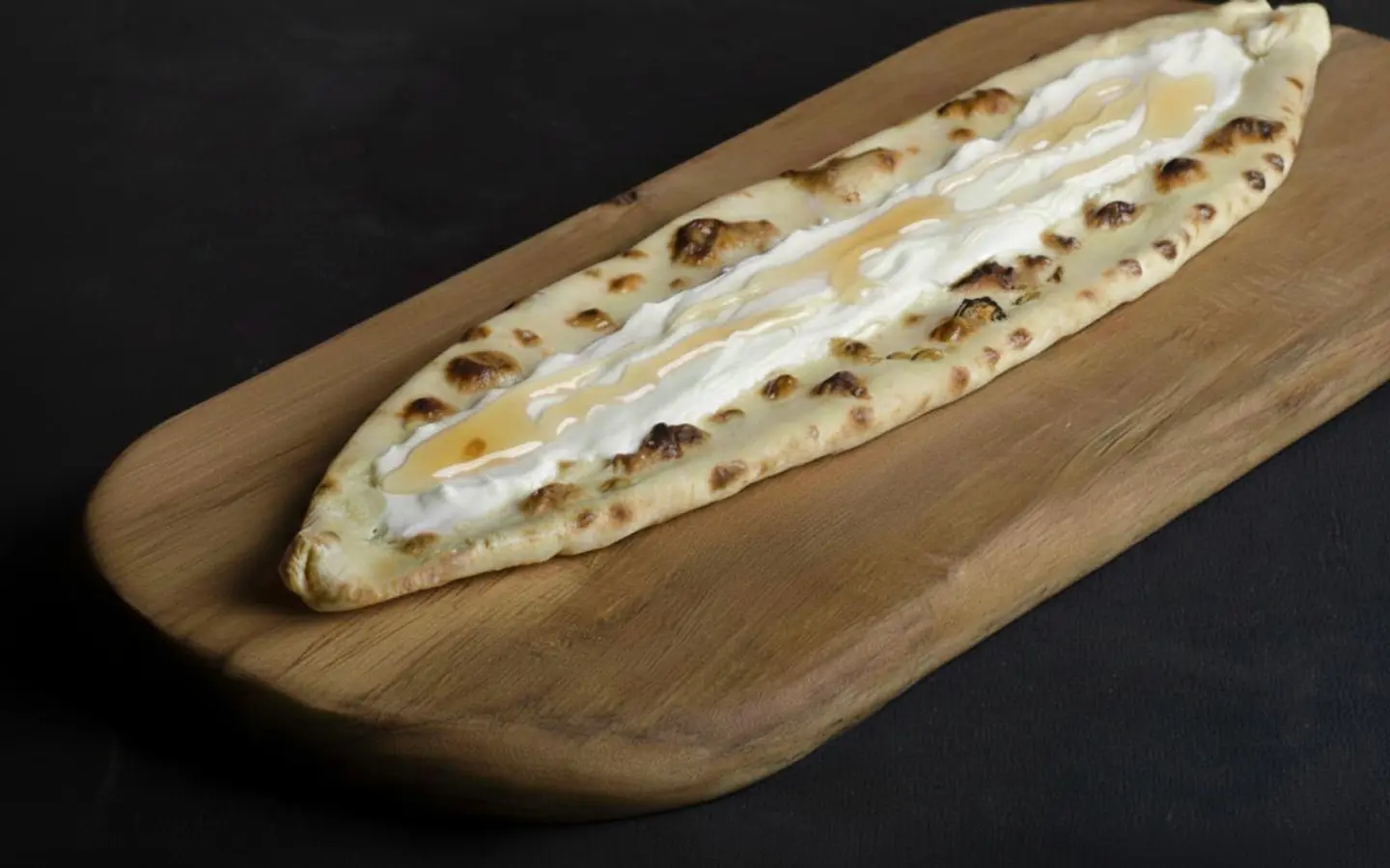 Labneh With Honey Sandwich