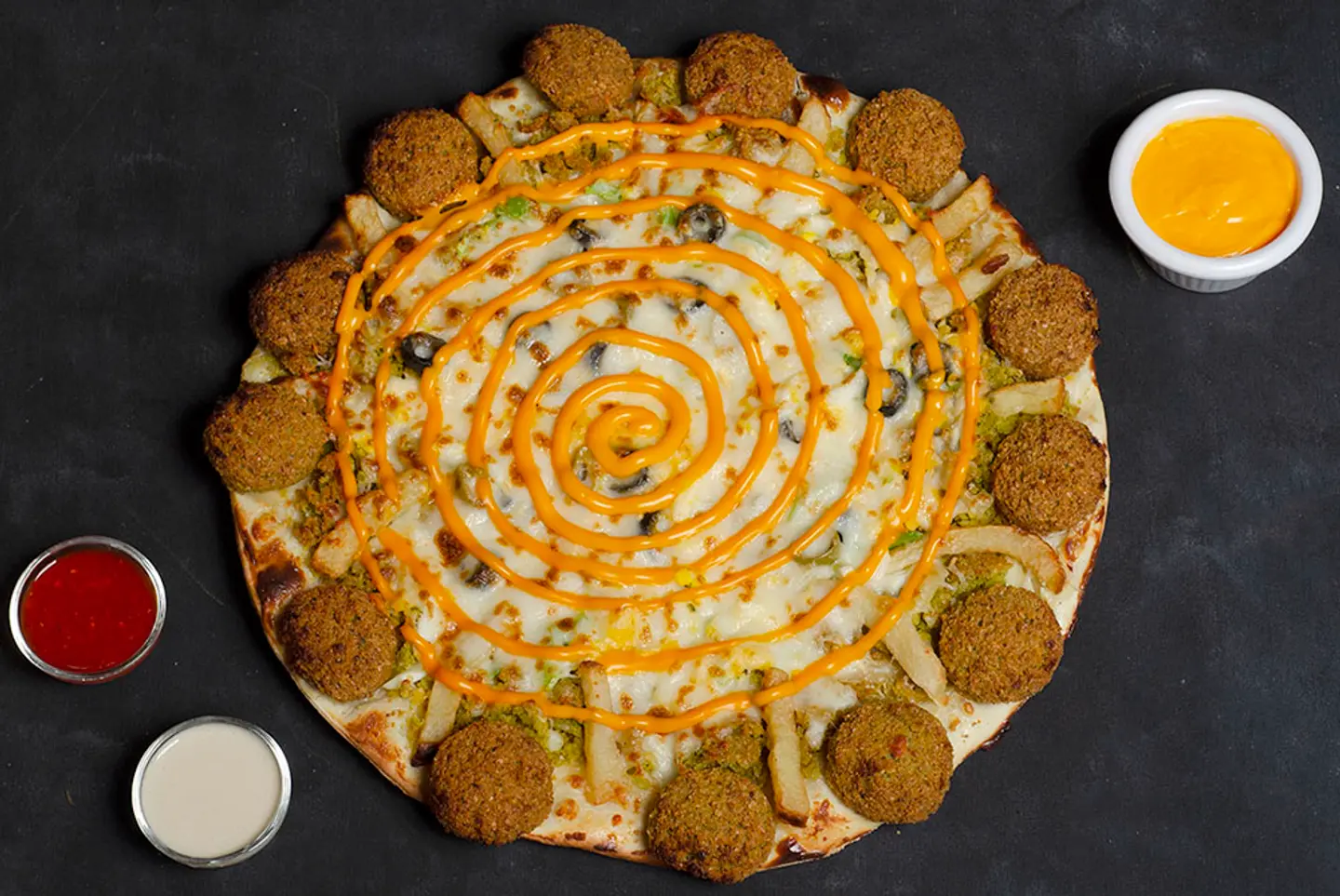 Medium Falafel Pizza