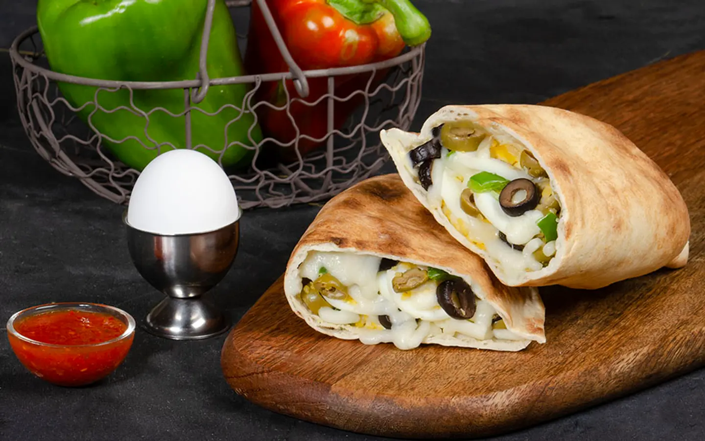 Appetizing Pizza Sandwich