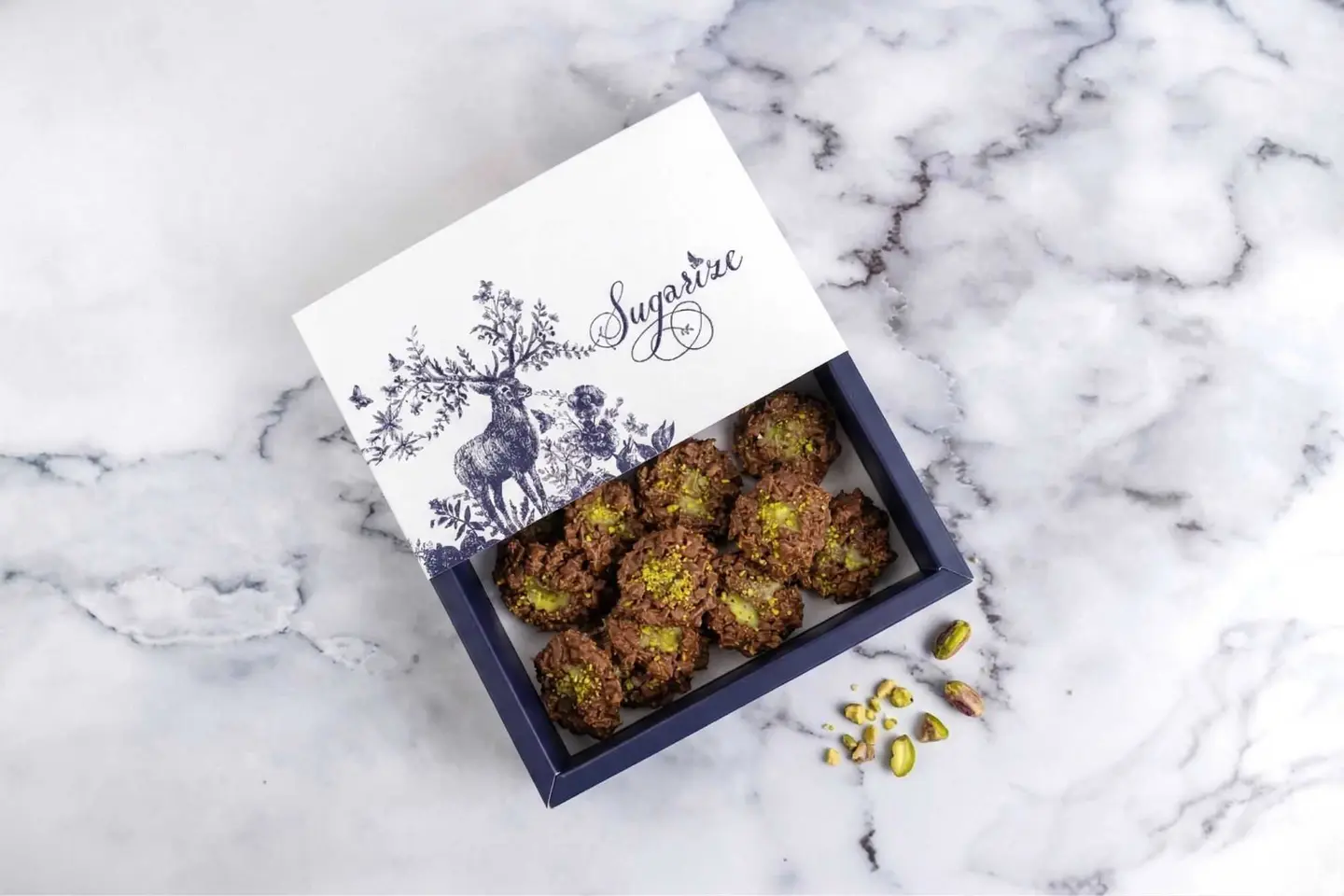 Pistachio Crunchy Chocolate Small 16 Pcs