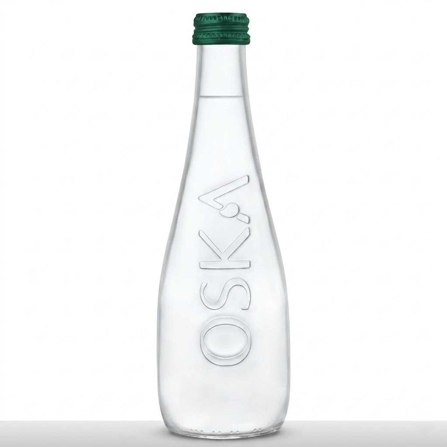 Oska Sparkling Water Glass Bottle