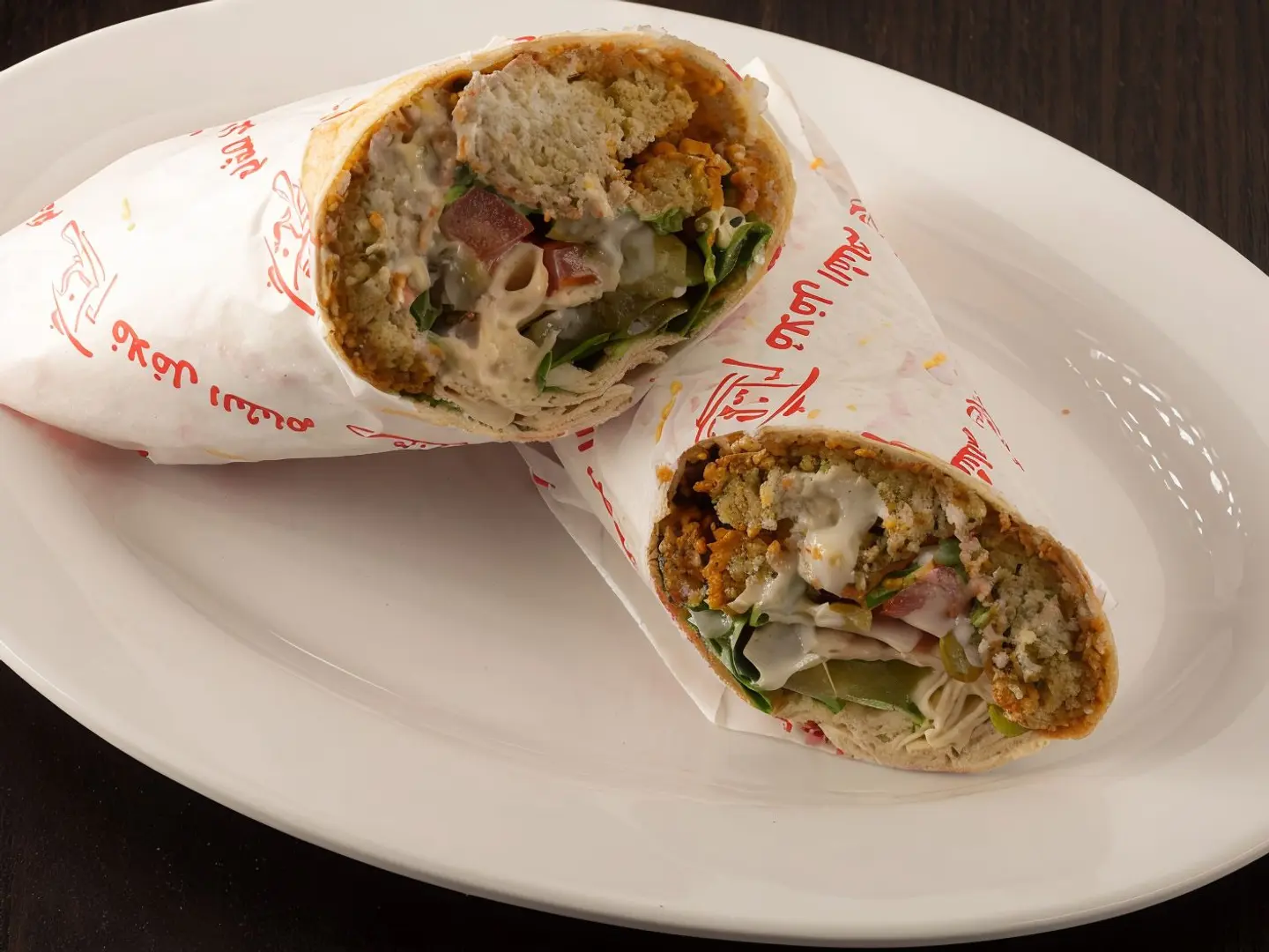 Falafel Sandwich With Hummus