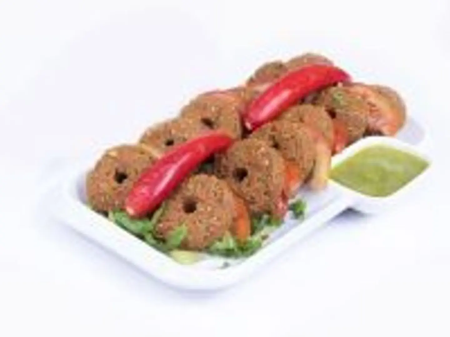 صحن فلافل حراق