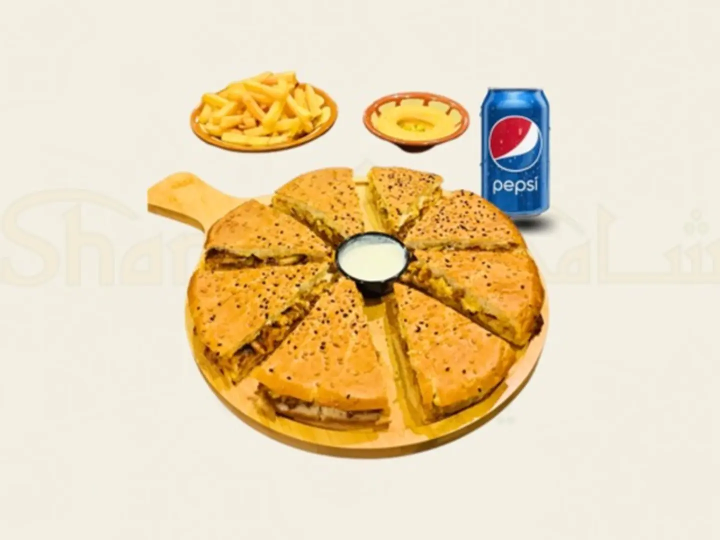 ماريا شاورما دجاج بالمشروم ودبس الرمان