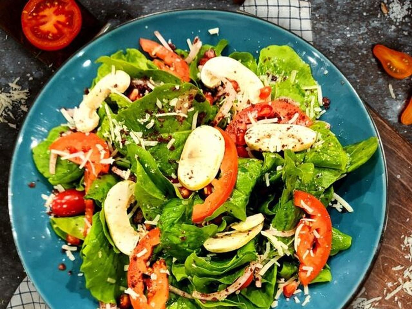 Rocca Salad With Mushroom