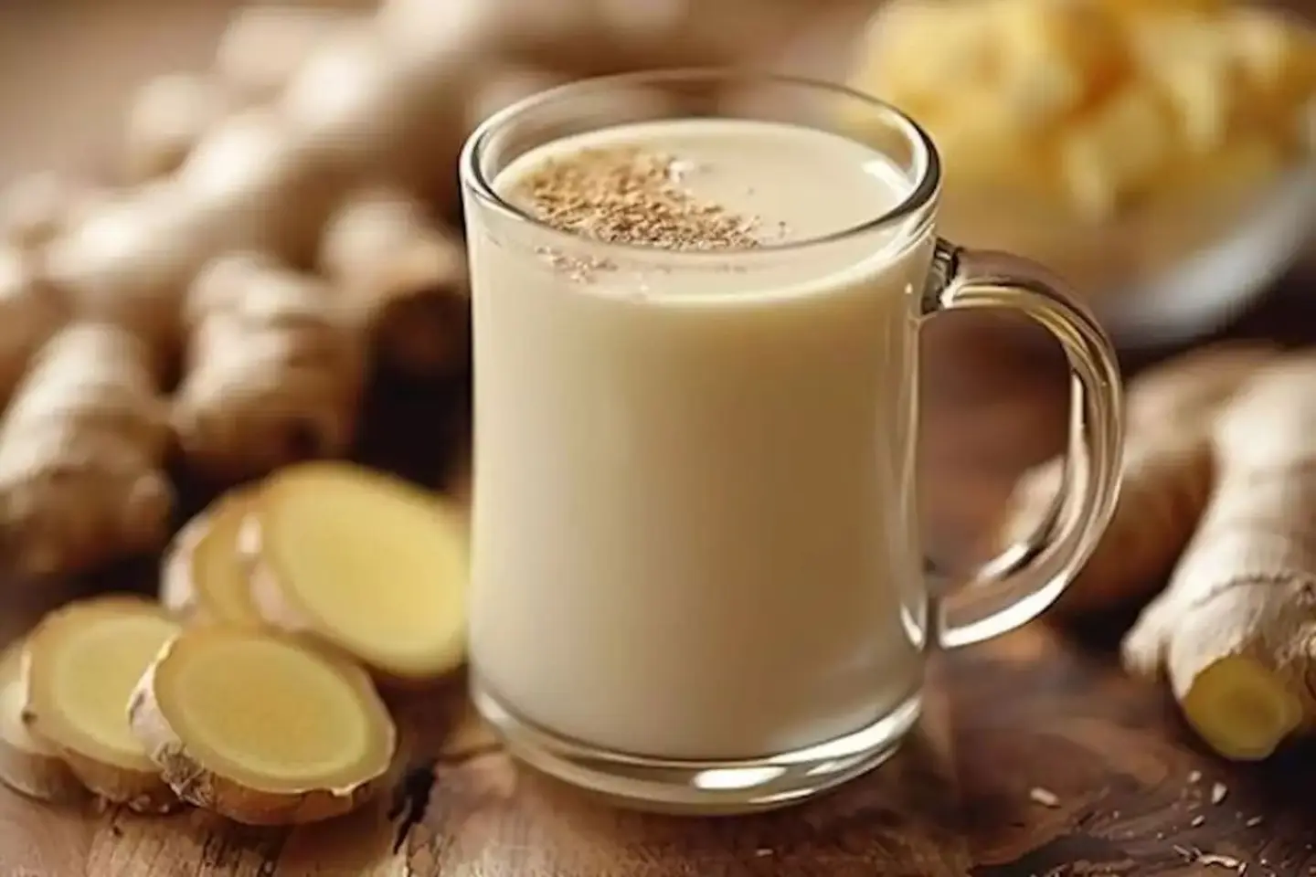 Zanjabeel With Milk