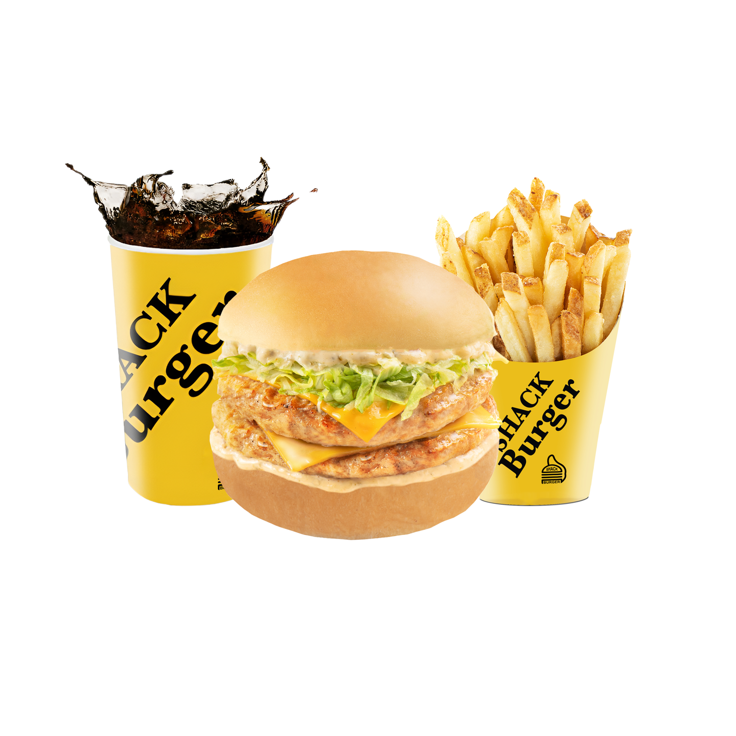 Double Cheese Burger Chicken Meal