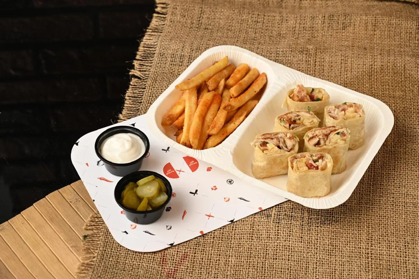 وجبة عربي شاورما دجاج - عر بي شاورما دجاج