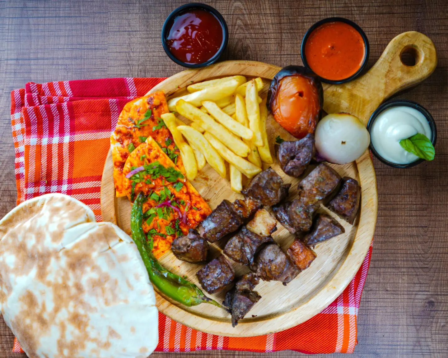 كبدة غنم (نص كيلو)