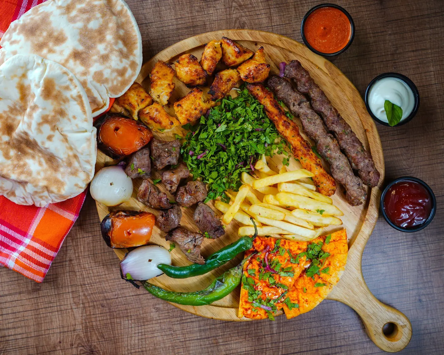 مشكل مشاوي (نص كيلو)