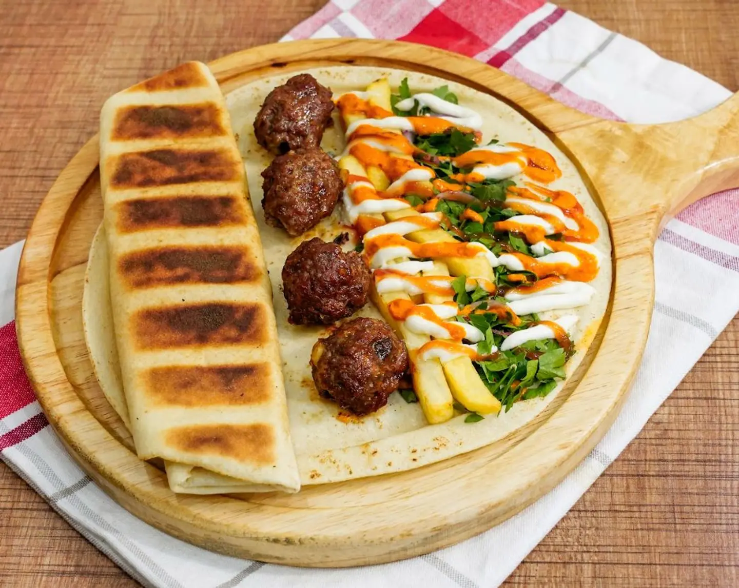ساندويش مبشور لحم