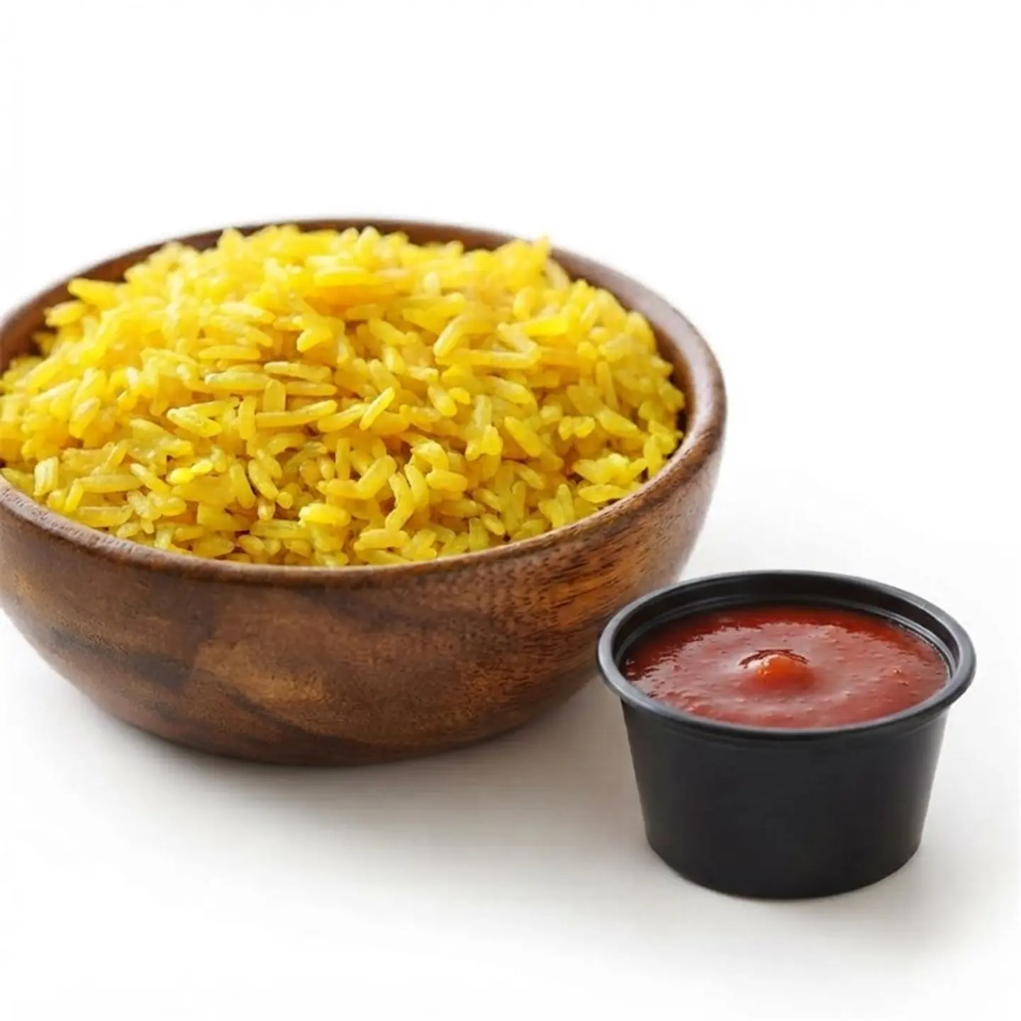 ارز صغير سادة مع صوص