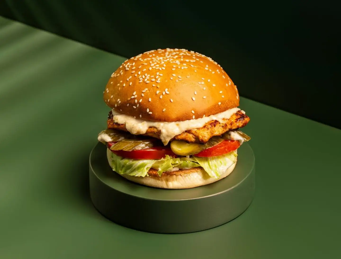 Grilled Chicken Burger
