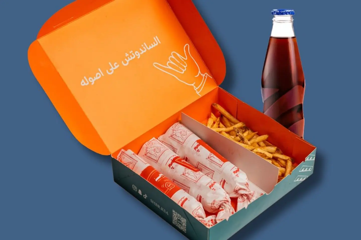Small Box 3 Sandwiches +French Fries+Cola