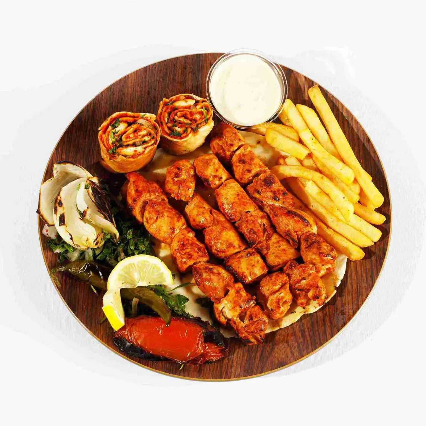 Shish Tawooq Plate With Tabbouleh
