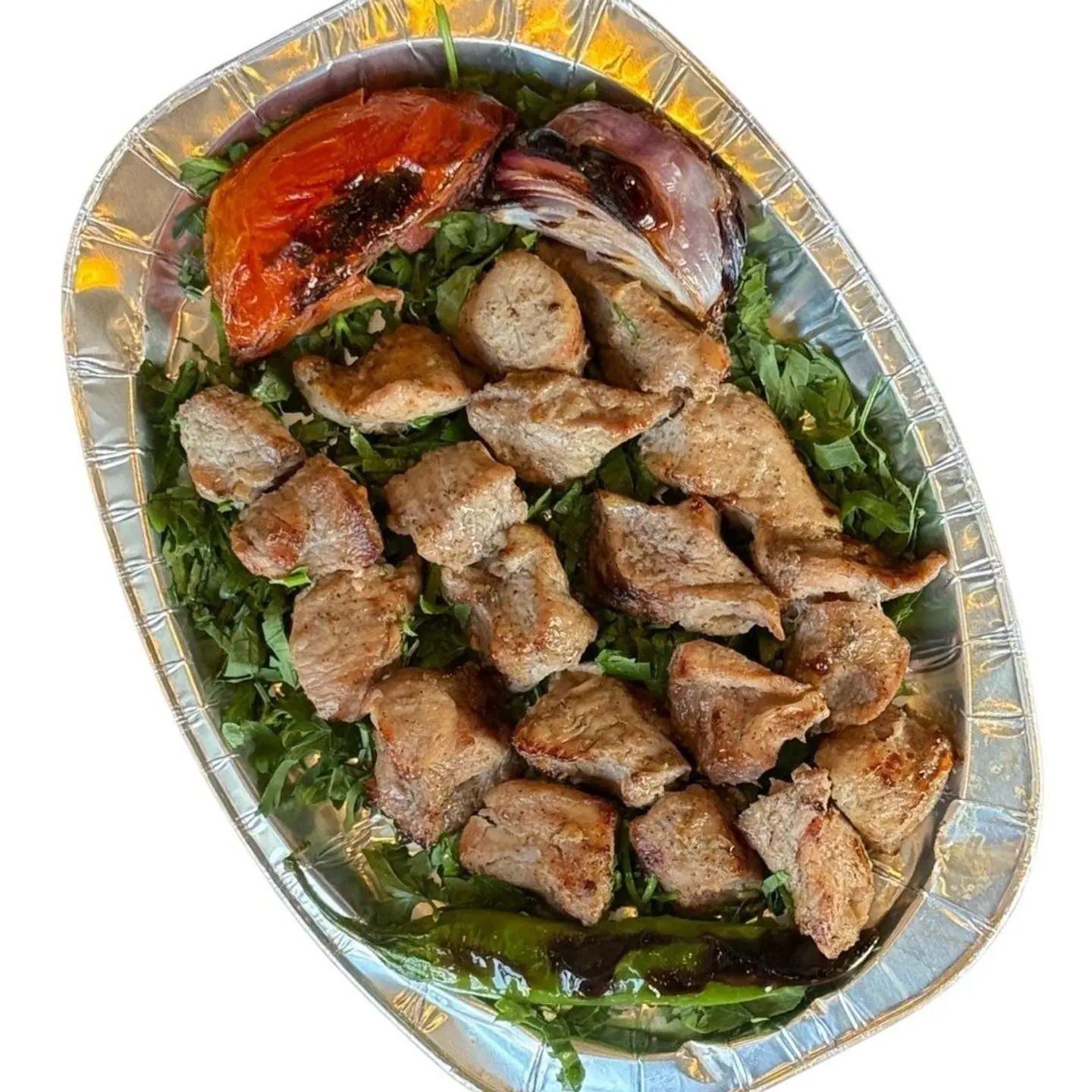 صحن أوصال لحم