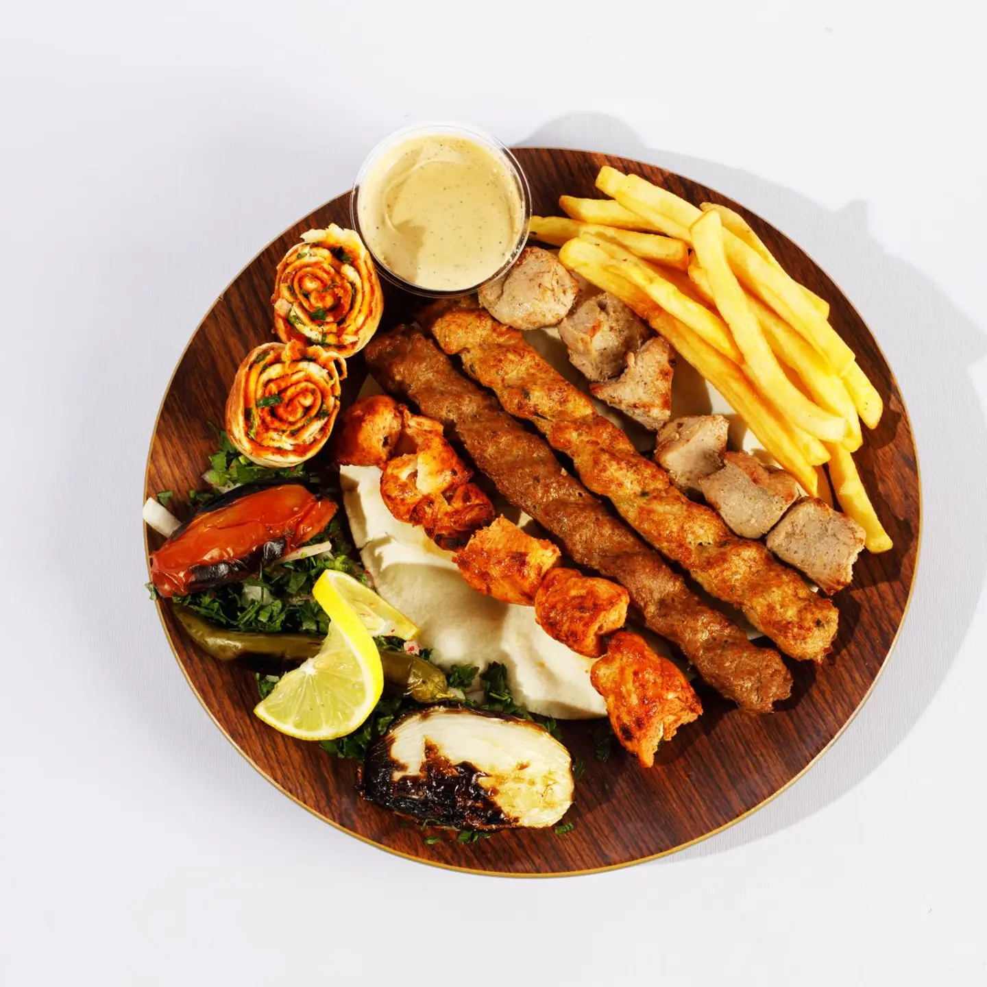 Mix Grill Plate With Tabbouleh
